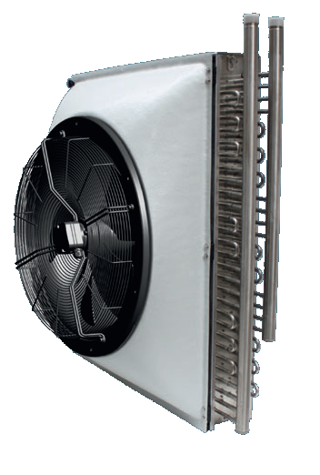 Warmwasser-Luftheizgerät vertikal, PIG, 33-90 kW