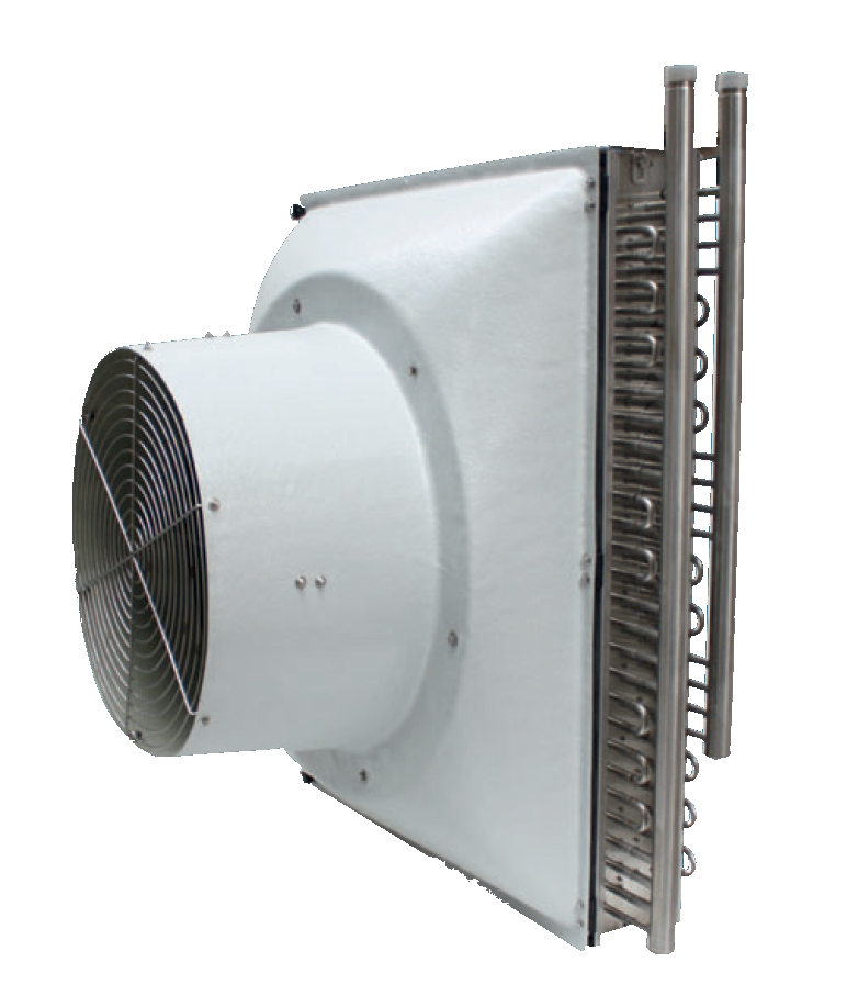 Warmwasser-Luftheizgerät vertikal, POULTRY, 33-90 kW
